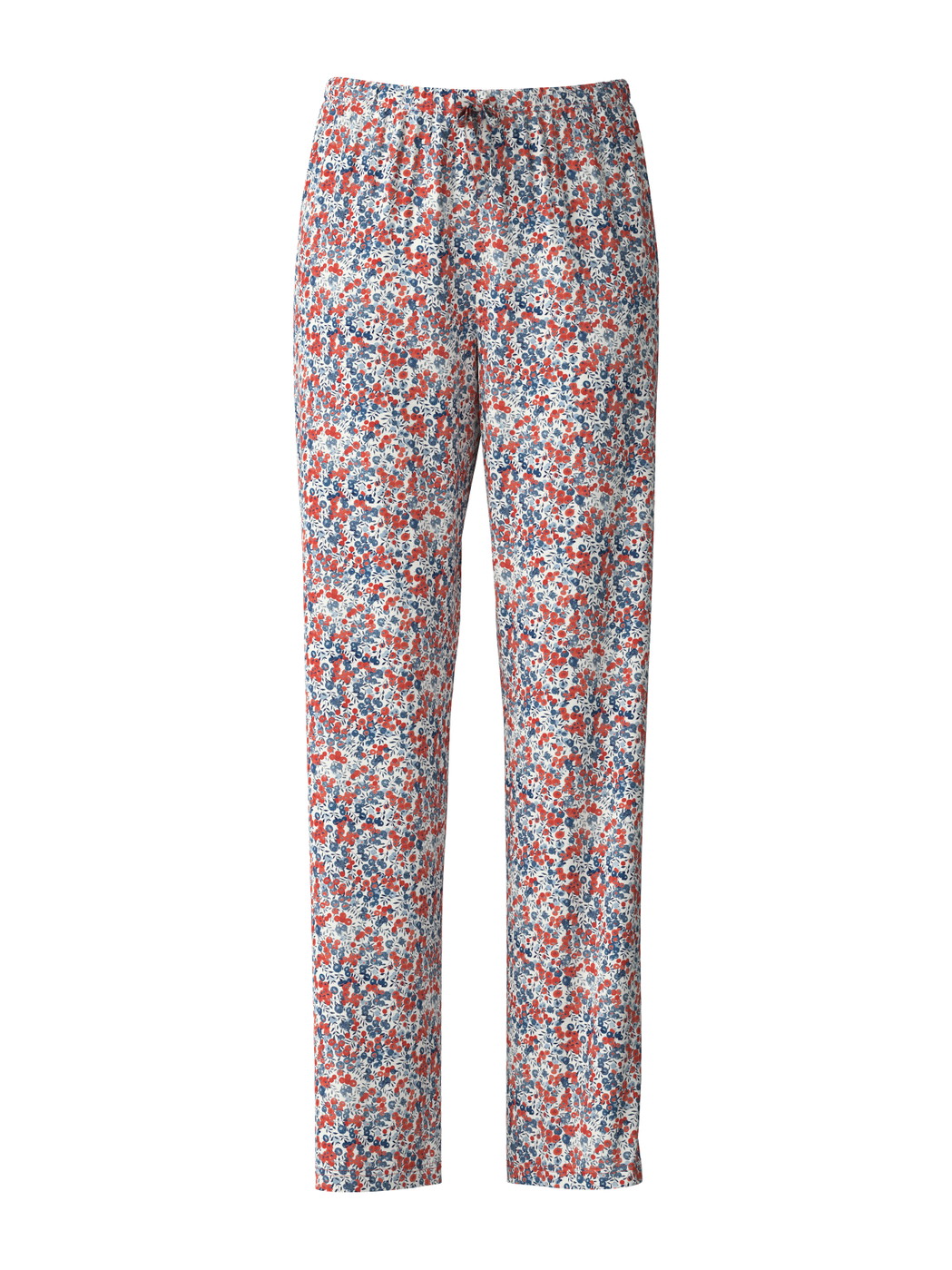 Women - Pants made of Cotton in Blue, Floral, from the Season Special series by CALIDA