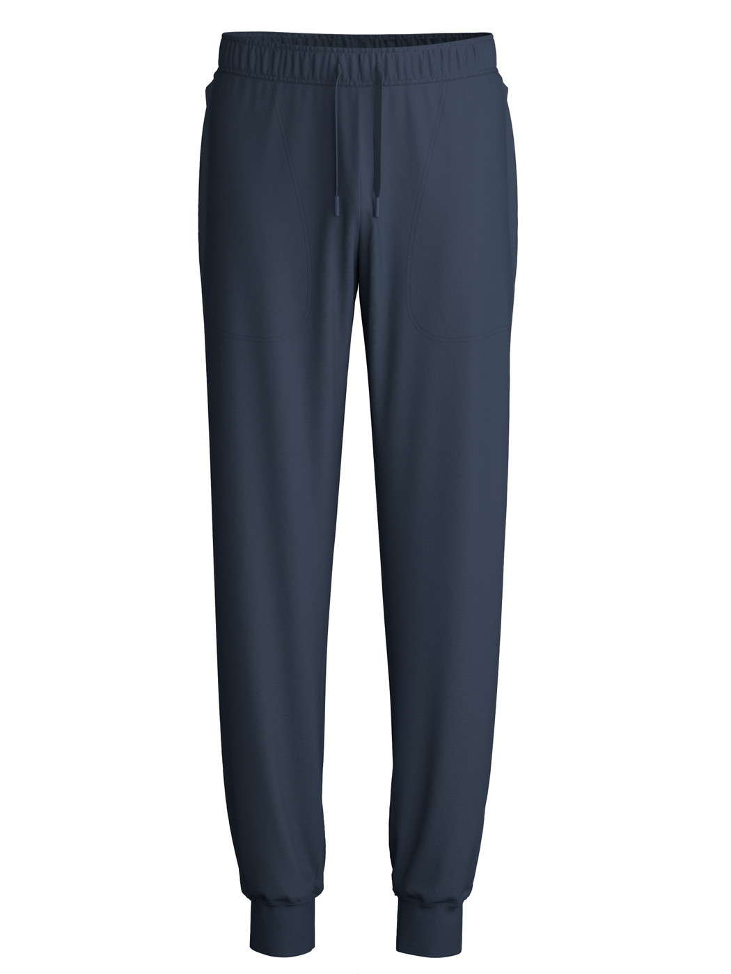 Uomo - Pantaloni pigiama con polsini in Modal di colore Blu, Tinta unita, della serie DSW Balancing di CALIDA