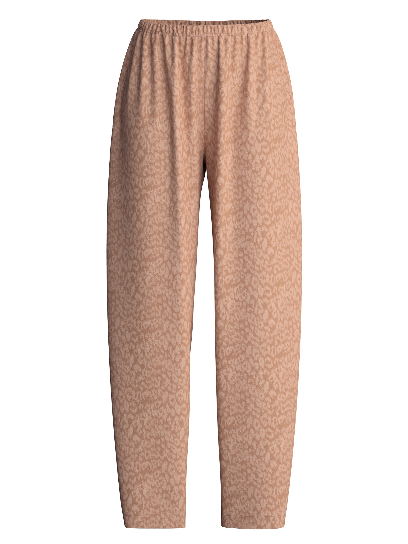 Women - Pyjama trousers with side pockets made of Viscose in Brown, Patterned, from the Glimmer M&M series by CALIDA