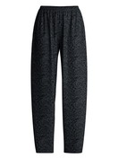 Damen - Pyjamahose mit Seitentaschen aus Viskose in Schwarz, Gemustert aus Serie Glimmer M&M von CALIDA