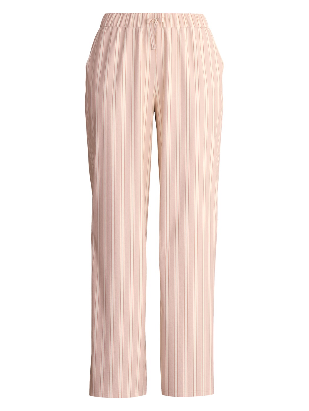 Women - Pyjama trousers with side pockets made of Cotton in Beige, Striped, from the Favourites Arts series by CALIDA