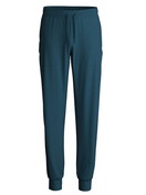 Uomo - Pantaloni pigiama con polsini in TENCEL™ di colore Turchese, Tinta unita, della serie DSW Warming di CALIDA