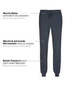 Men - Pyjama bottom with cuffs made of Lyocell in Grey, Unicoloured, from the DSW Warming series by CALIDA