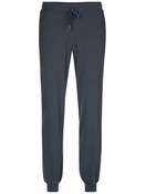 Uomo - Pantaloni pigiama con polsini in Lyocell di colore Grigio, Tinta unita, della serie DSW Warming di CALIDA