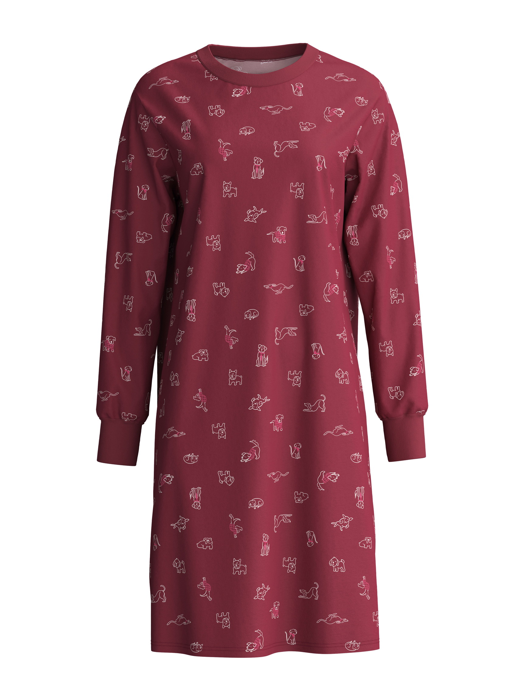 Women -  made of 100% Cotton in Red, Patterned, from the Family & Friends series by CALIDA