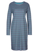 Women - Nightdress made of 100% Cotton in Turquoise, Motif, from the Spring Nights series by CALIDA