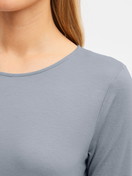 Women model is wearing  made of Lyocell in Grey, Unicoloured from the DSW Warming series by CALIDA, Detail