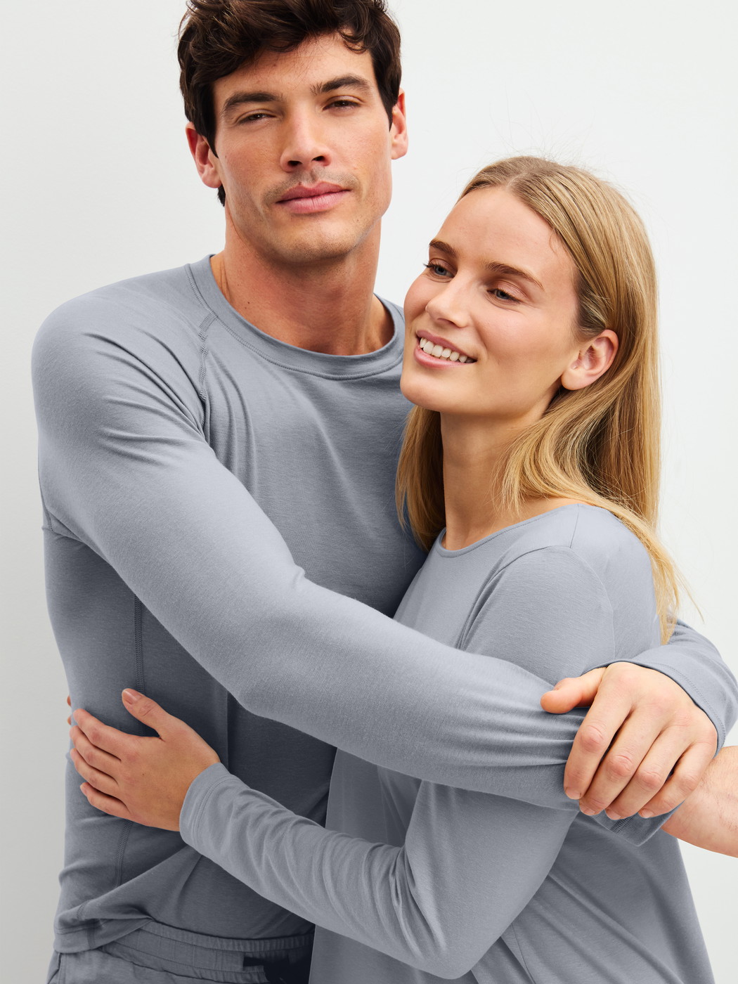 Women model is wearing  made of Lyocell in Grey, Unicoloured from the DSW Warming series by CALIDA, Additional Image