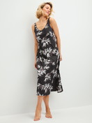 Women model is wearing  made of Modal in Black, Floral from the Glimmer M&M series by CALIDA, Additional Image