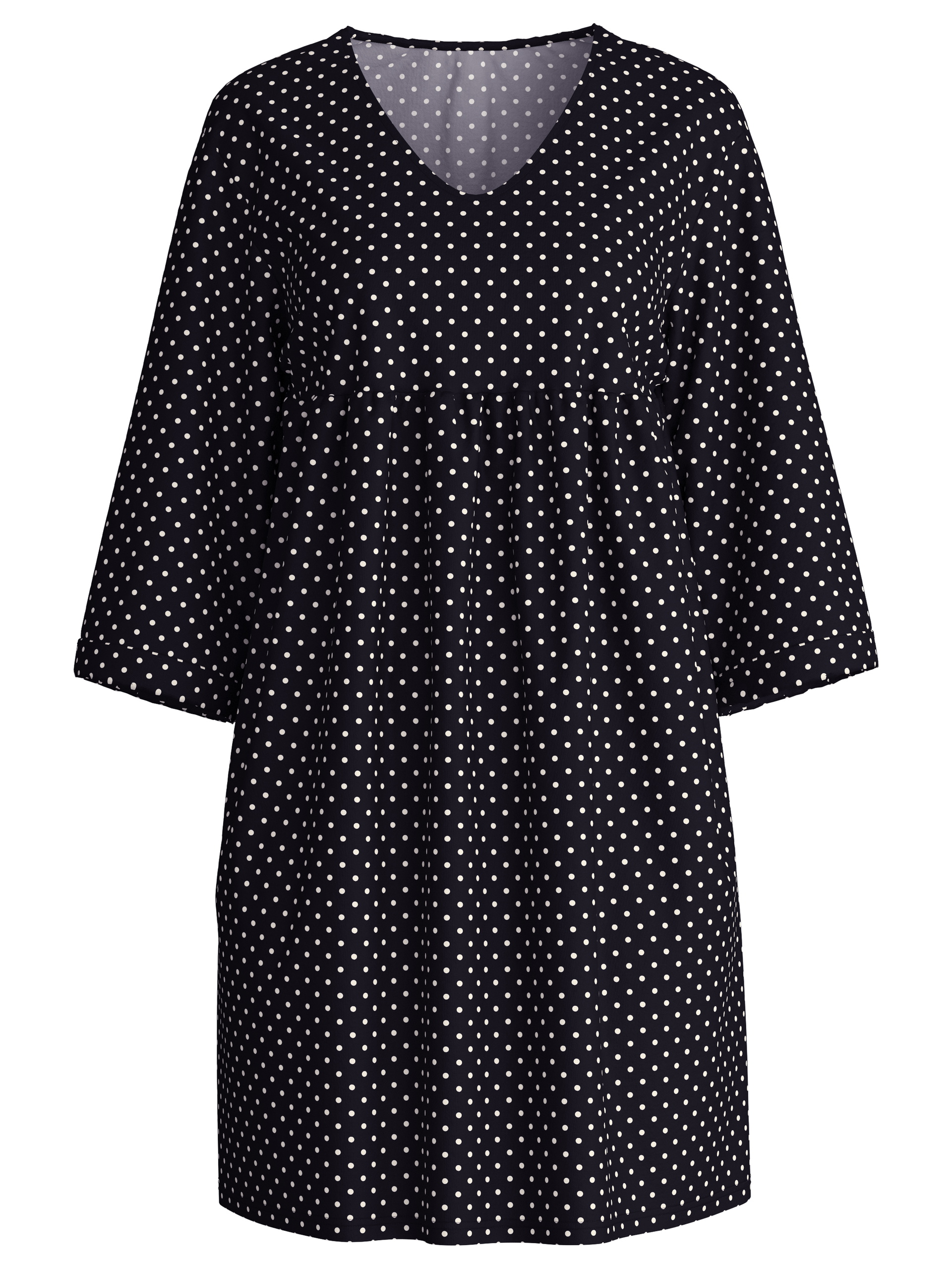 Women - House dress made of Cotton in Black, Patterned, from the Favourites Journey series by CALIDA