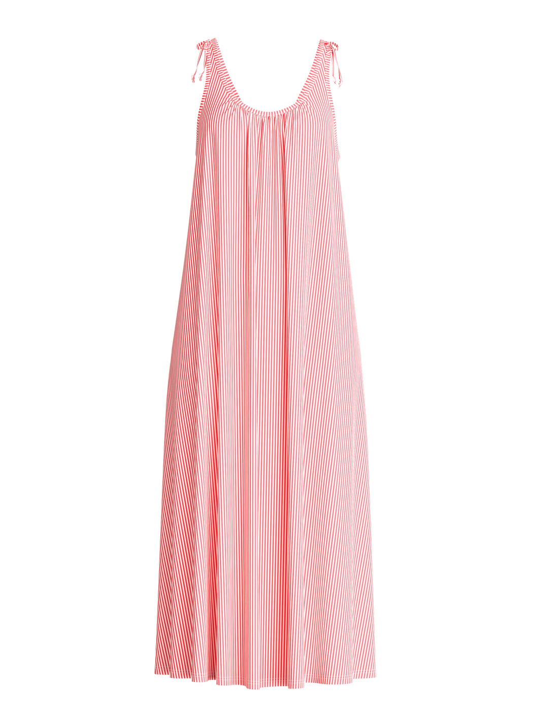 Femme - Chemise de nuit, longueur 125 cm en Coton de couleur Rose, Unicolore, de la série Favourites Beach de CALIDA
