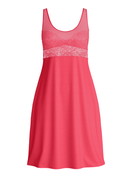 Femme - Chemise de nuit, longueur 95 cm en Modal de couleur Rose, Dentelle, de la série Favourites Love de CALIDA