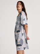 Women model is wearing Nightdress made of Modal in Blue, Motif from the Favourites Joy II series by CALIDA, Additional Image