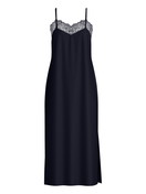 Damen - Nachthemd mit Spaghettiträgern, Länge 125cm aus Modal in Blau, Spitze aus Serie Elegant Dreams von CALIDA