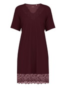 Damen - Sleepshirt, Länge 95 cm aus Modal in Rot, Spitze aus Serie Season Special von CALIDA