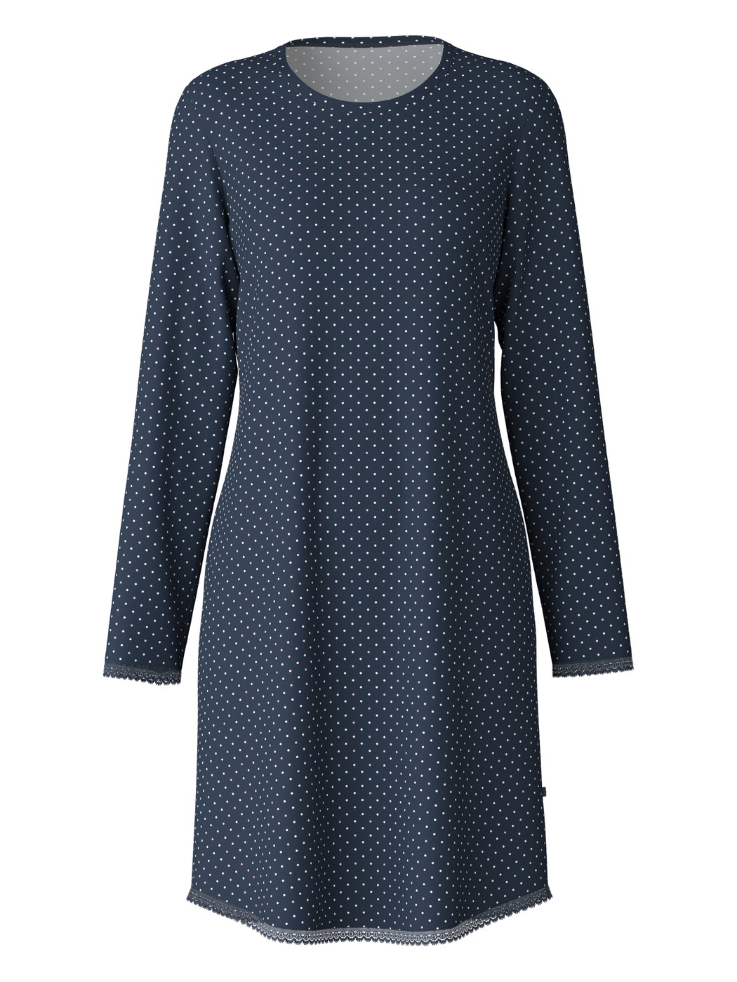 Damen - Bigshirt, Länge 95 cm aus 100% Baumwolle in Blau, Motiv aus Serie Midnight Dreams von CALIDA