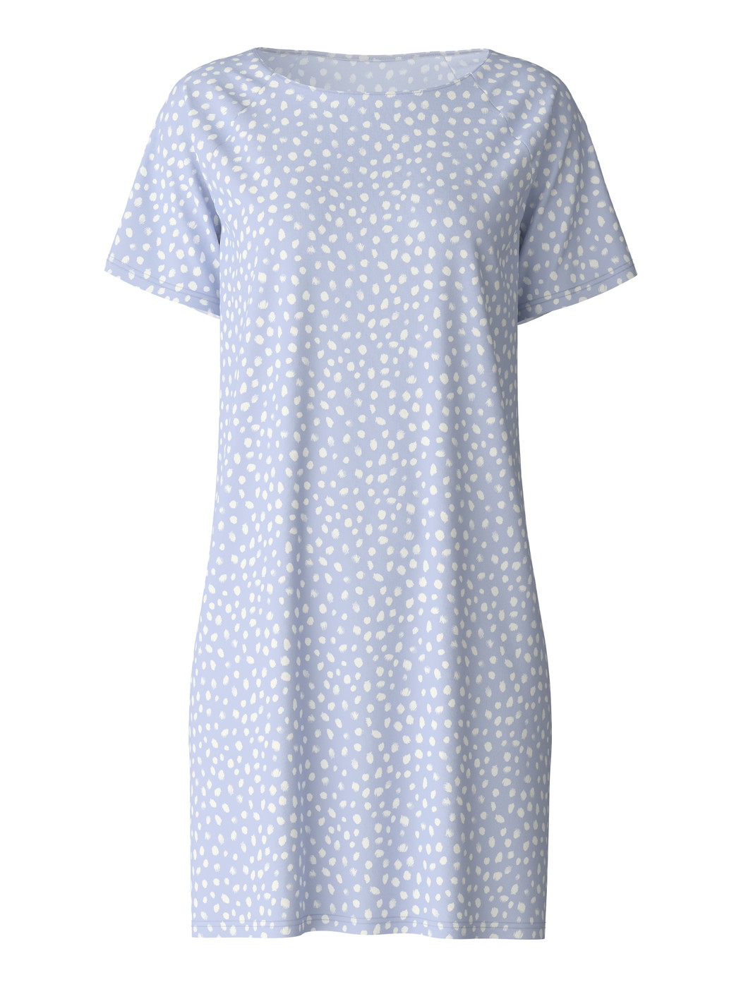 Women - Sleepshirt, length 90cm made of 100% Cotton in Blue, Patterned, from the Favourites Sleep series by CALIDA