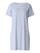 Women - Sleepshirt, length 90cm made of 100% Cotton in Blue, Patterned, from the Favourites Sleep series by CALIDA