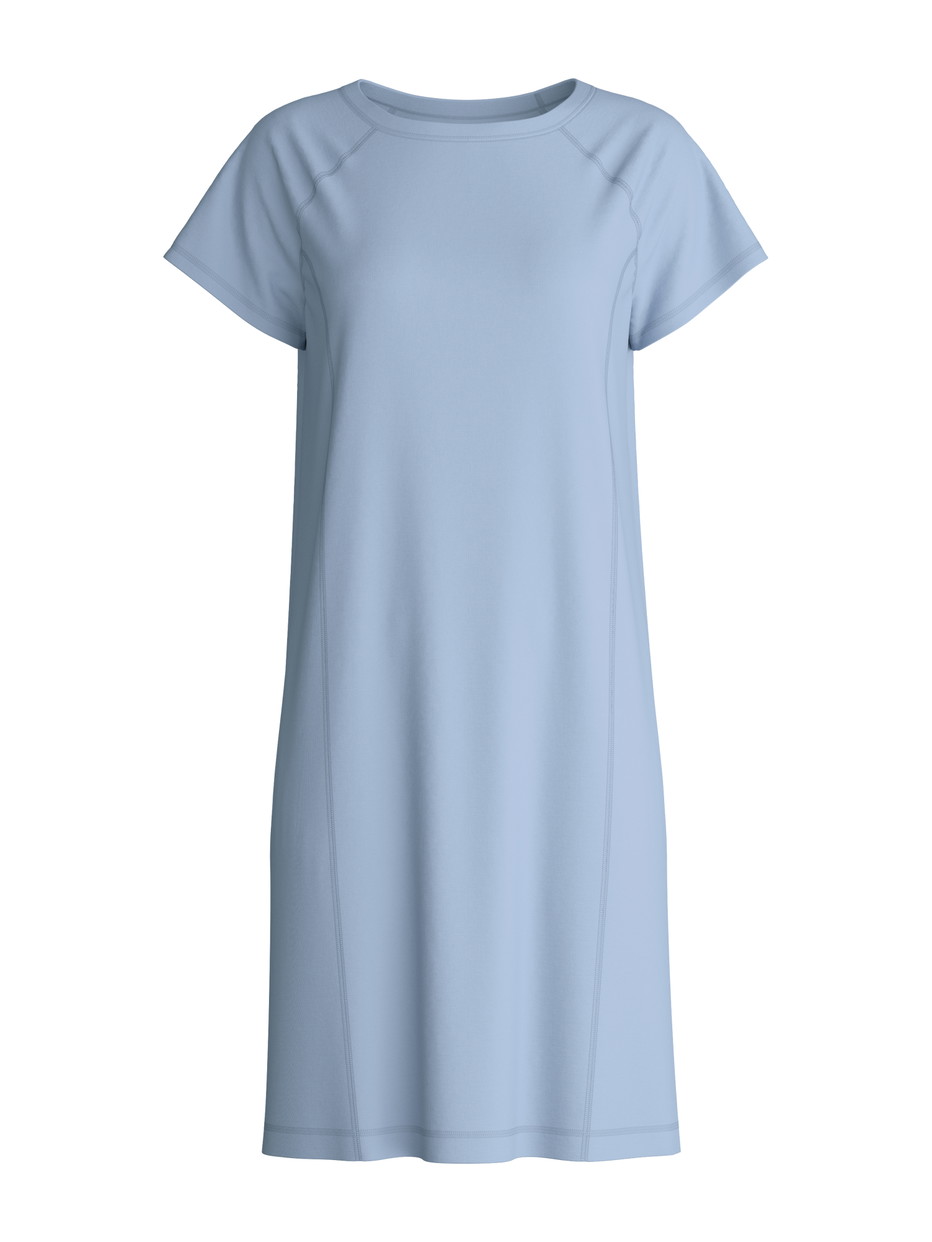 Women - Sleepshirt made of Lyocell in Blue, Unicoloured, from the DSW Cooling series by CALIDA
