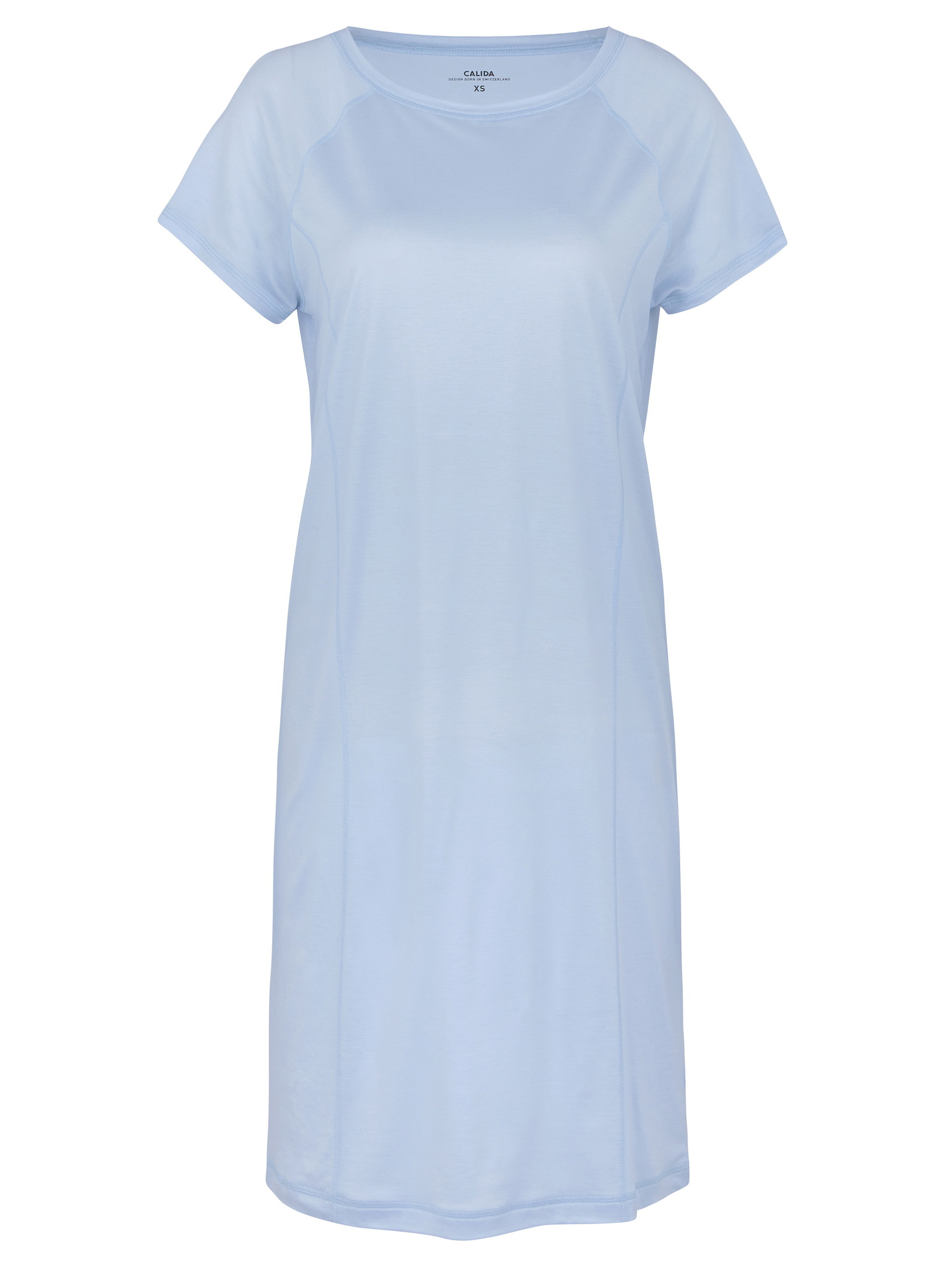 Damen - Sleepshirt, Länge 95 cm aus Lyocell in Blau, Einfarbig aus Serie DSW Cooling von CALIDA