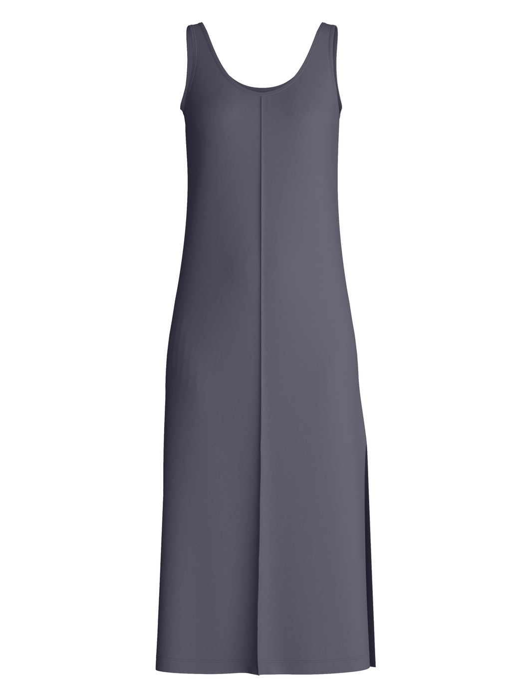 Femme - Chemise de nuit, longueur 125 cm en Modal de couleur Bleu, Unicolore, de la série Natural Loungewear de CALIDA