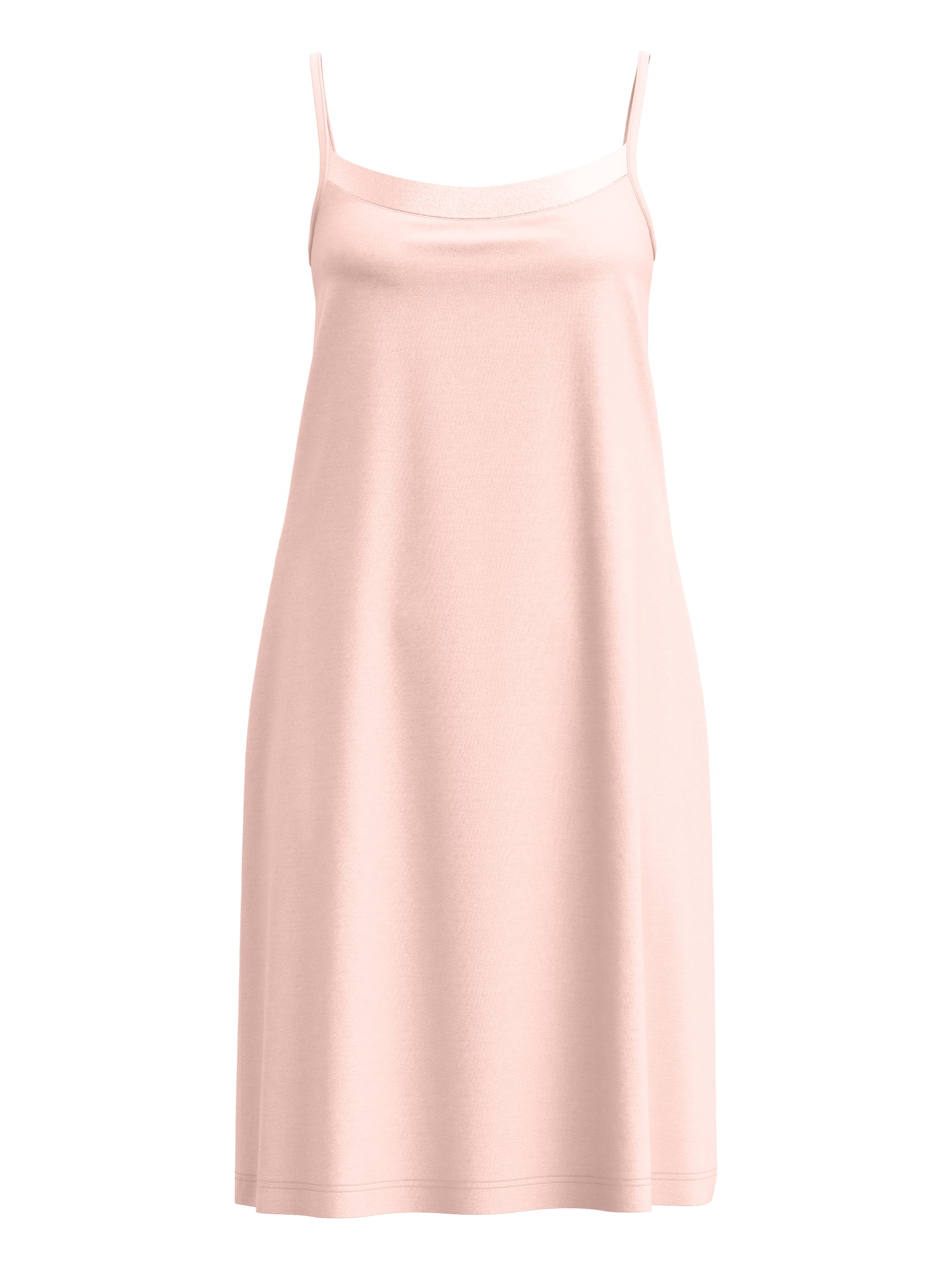 Femme - Chemise de nuit à bretelles fines, longueur 95 cm en Modal de couleur Rose, Unicolore, de la série Balancing Dreams de CALIDA