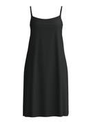 Damen - Nachthemd mit Spaghettiträgern, Länge 95 cm aus Modal in Schwarz, Einfarbig aus Serie Balancing Dreams von CALIDA