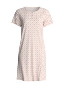 Women - Short-sleeved nightdress, length 95 cm made of 100% Cotton in Pink, Floral, from the Cotton Special series by CALIDA