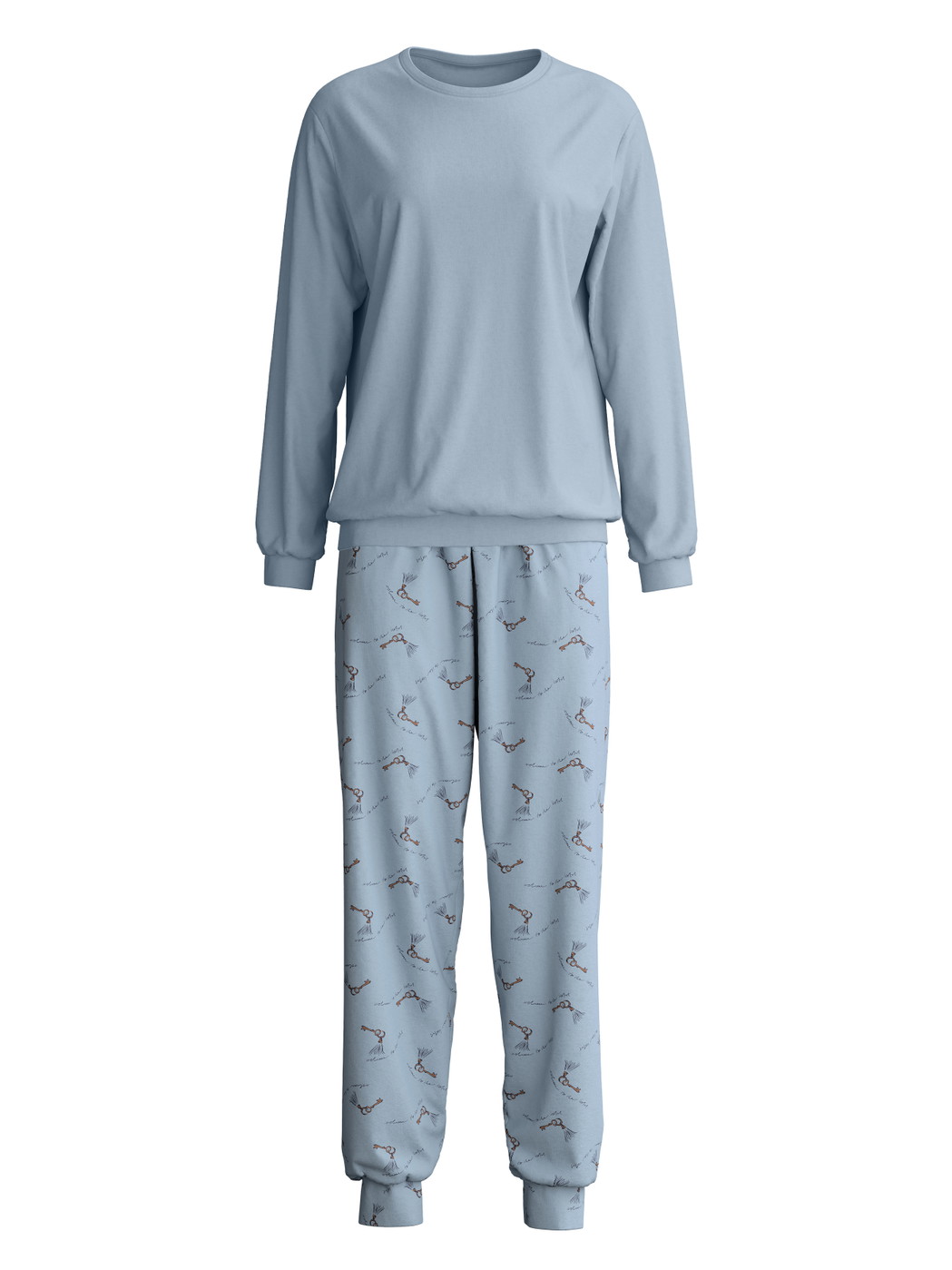 Women -  made of 100% Cotton in Blue, Patterned, from the Hotel Nights series by CALIDA