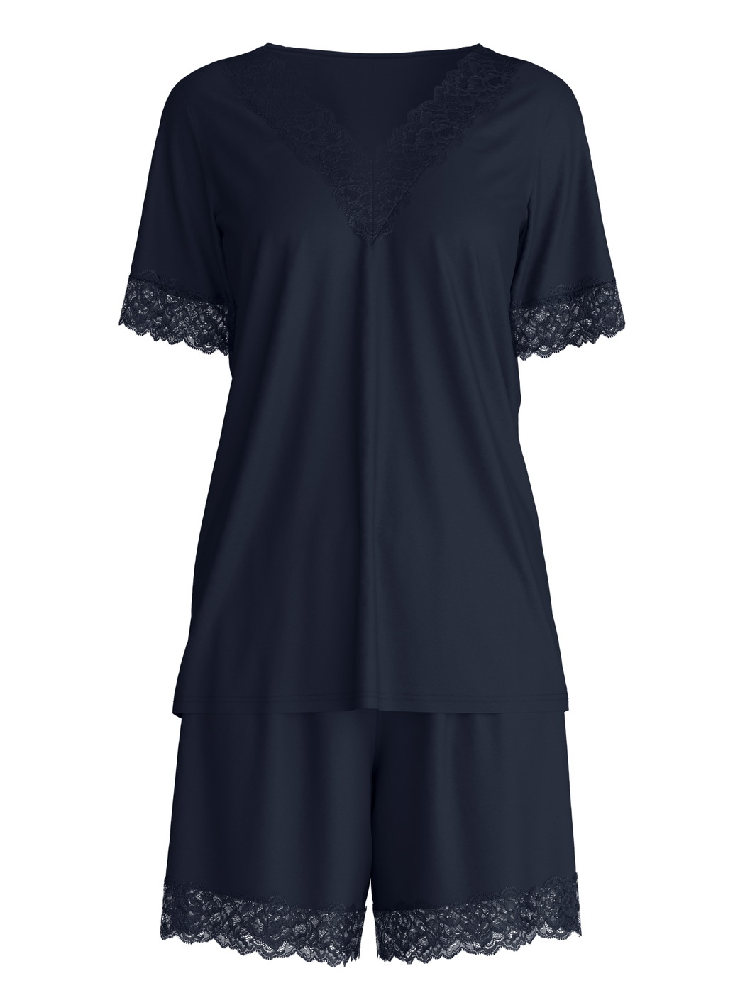 Donna - Pigiama corto in Modal di colore Blu, Pizzo, della serie Elegant Dreams di CALIDA