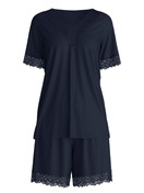 Donna - Pigiama corto in Modal di colore Blu, Pizzo, della serie Elegant Dreams di CALIDA