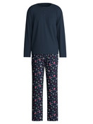 Herren - Pyjama, lang aus 100% Baumwolle in Blau, Gemustert aus Serie Family & Friends von CALIDA