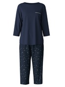 Women - 3/4 pyjama made of 100% Cotton in Blue, Motif, from the Sweet Dreams series by CALIDA