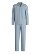 Uomo - Pigiama con bottoni in Lyocell di colore Blu, Tinta unita, della serie Nightwear Xtra di CALIDA
