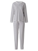 Women - Pyjama made of 100% Cotton in Blue, Striped, from the Season Special series by CALIDA