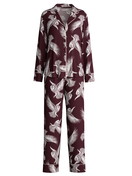 Donna - Pigiama con bottoni in modal TENCEL™ e seta in Modal di colore Rosso, Floreale, della serie Moonlight Dreams di CALIDA