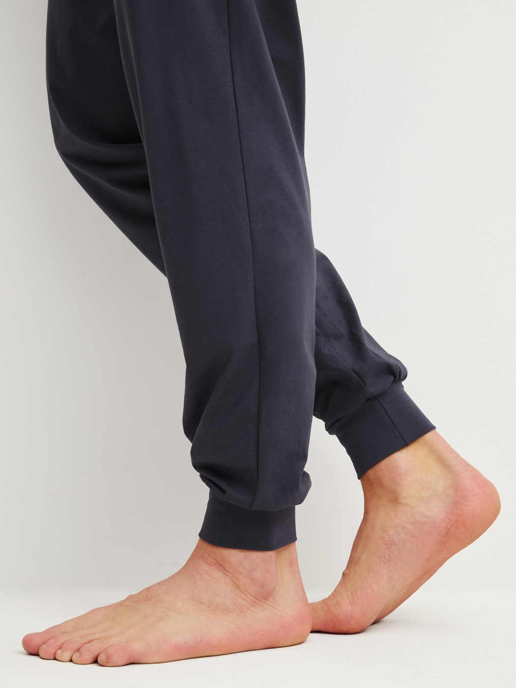 Men model is wearing  made of 100% Cotton in Brown, Unicoloured from the Relax Essentials series by CALIDA, Detail