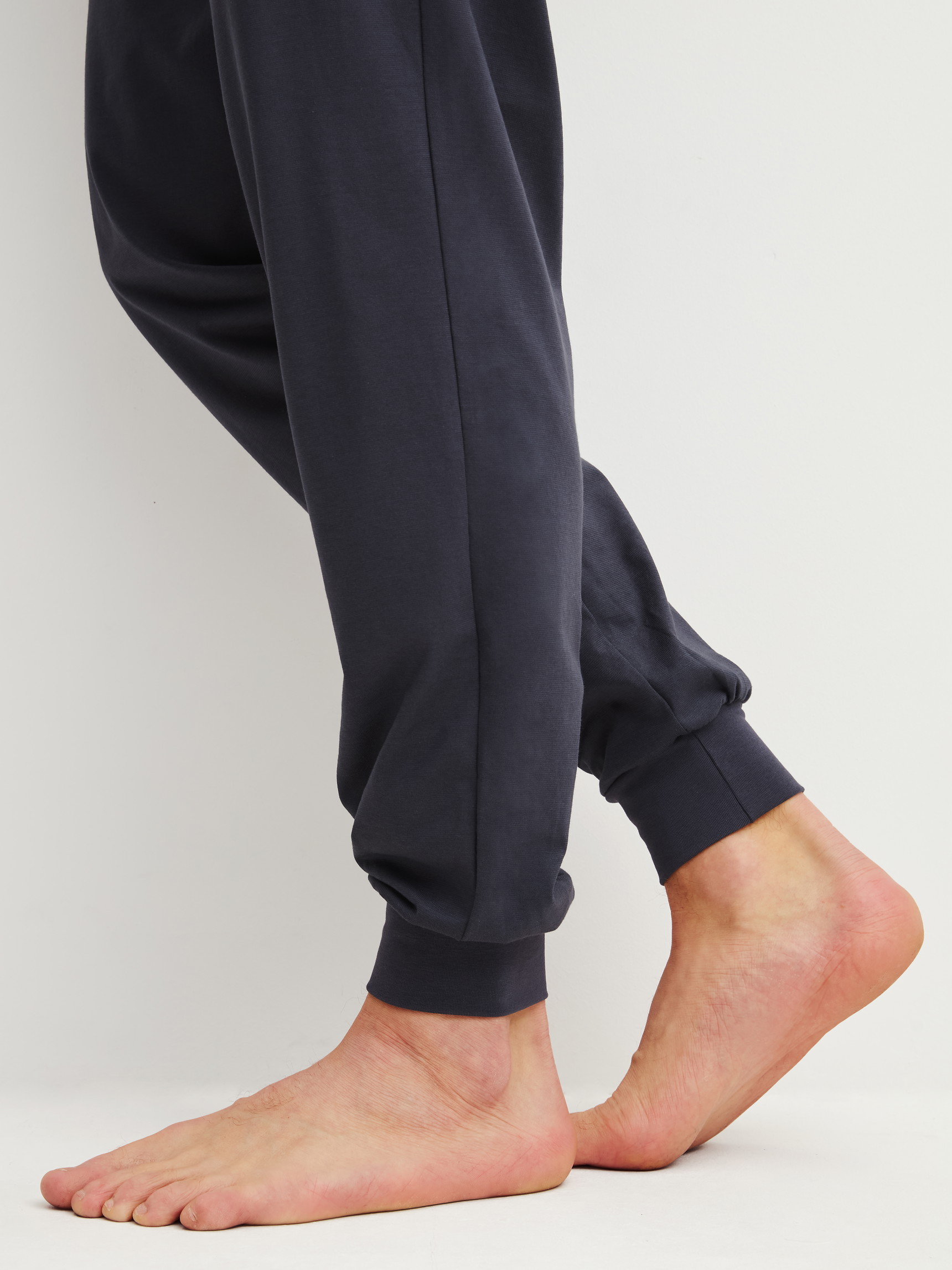 Men model is wearing  made of 100% Cotton in Brown, Unicoloured from the Relax Essentials series by CALIDA, Detail