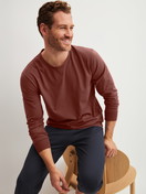 Men model is wearing  made of 100% Cotton in Brown, Unicoloured from the Relax Essentials series by CALIDA, Front view