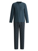 Homme - Pyjama, longue en 100% coton de couleur Gris, Floral, de la série Relax Selected 4 de CALIDA