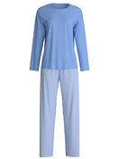 Donna - Pigiami, lunghi in 100% cotone di colore Blu, Modello, della serie Lovely Nights di CALIDA