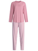 Donna - Pigiami, lunghi in 100% cotone di colore Rosa, A righe, della serie Striped Dreams di CALIDA