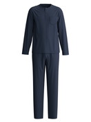 Men - Pyjamas made of 100% Cotton in Blue, Patterned, from the EDITION 85 series by CALIDA
