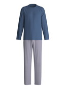 Men - Pyjama made of 100% Cotton in Blue, Patterned, from the Cotton Special series by CALIDA
