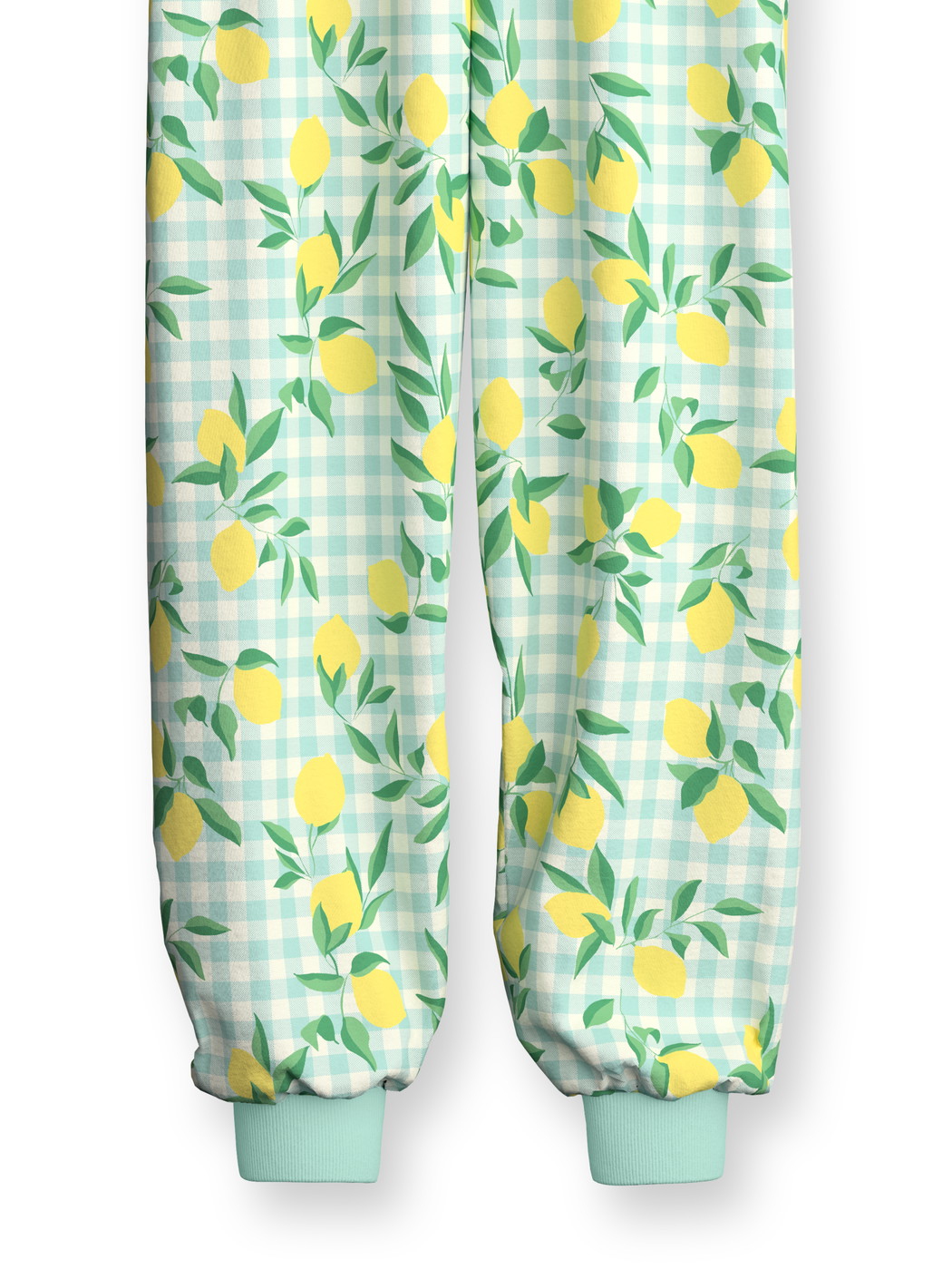 Kids - Pyjama with cuff made of 100% Cotton in Green, Patterned, from the Kids Fruits series by CALIDA, Front view, White background