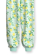 Kids - Pyjama with cuff made of 100% Cotton in Green, Patterned, from the Kids Fruits series by CALIDA, Front view, White background