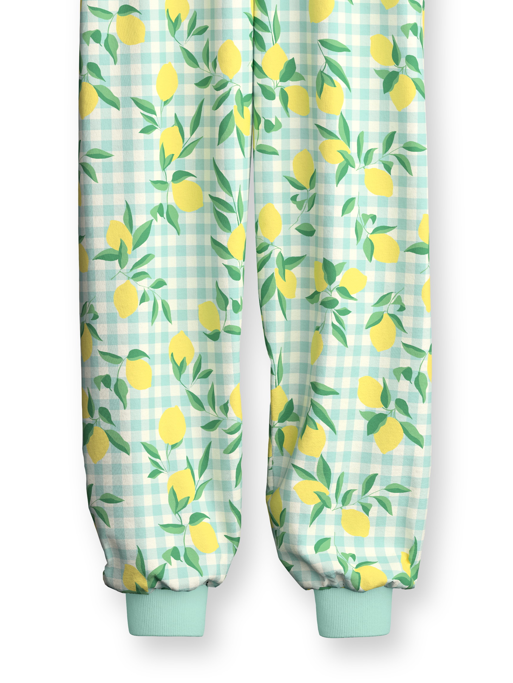 Kids - Pyjama with cuff made of 100% Cotton in Green, Patterned, from the Kids Fruits series by CALIDA, Front view, White background