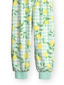 Kinder - Bündchen-Pyjama aus 100% Baumwolle in Grün, Gemustert aus Serie Toddlers Fruits von CALIDA, Vorderansicht, Weißer Hintergrund