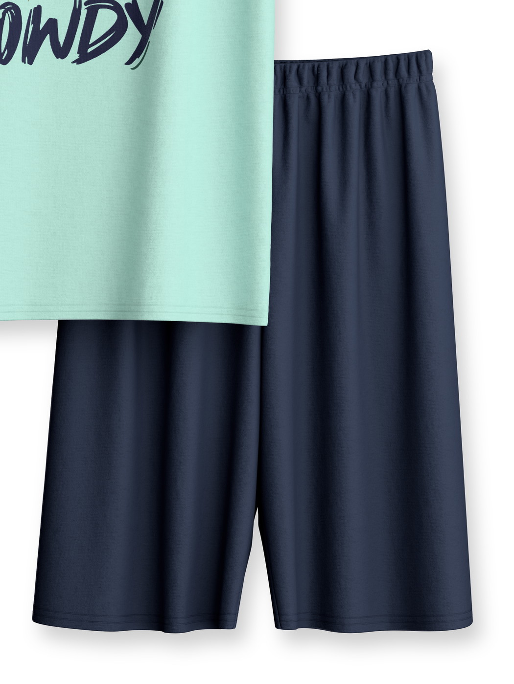 Kinder - Kurz-Pyjama aus 100% Baumwolle in Grün, Gemustert aus Serie Kids Adventure von CALIDA, Vorderansicht, Weißer Hintergrund