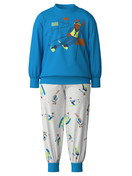 Kids - Pyjama with cuff made of 100% Cotton in Turquoise, , from the Toddlers Snow series by CALIDA